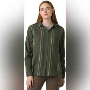 Prana Alfie Flannel Shirt Size Small
